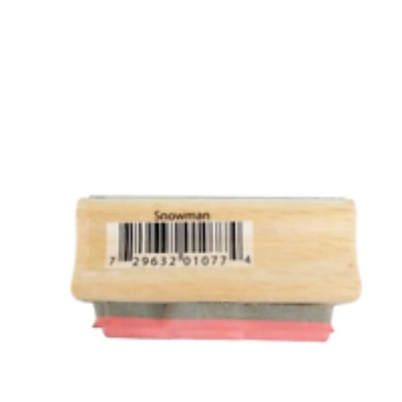 Katie and Co Snowman Christmas Rubber Stamp - Picture 4 of 4